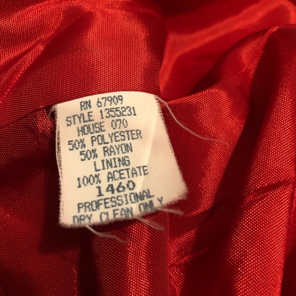 Vintage Tailored Blazer Clueless Red Plaid - Picture 7 of 8